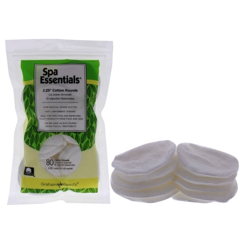 SPA ESSENTIAL COTTON ROUNDS 2.25" 80/BAG
