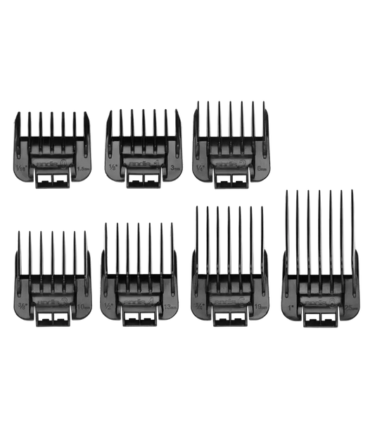 ANDIS SNAP-ON BLADE ATTACHMENT COMBS 7PCS